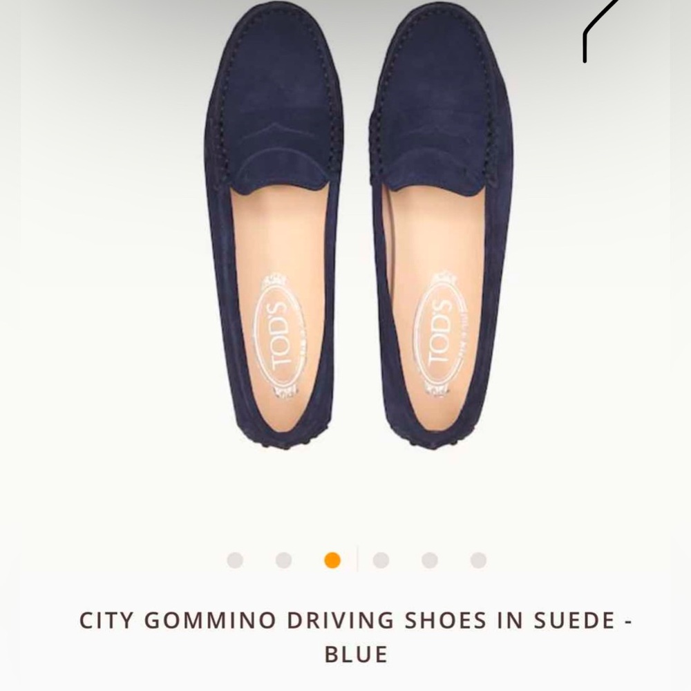 Tod's City Gommino Driving Shoes in Suede Size 37 BNWB